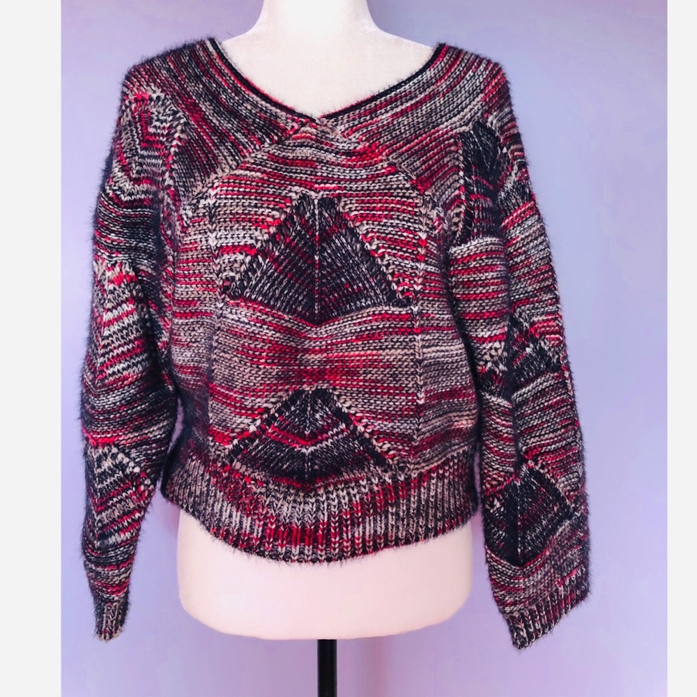 En Creme chunky knit sweater